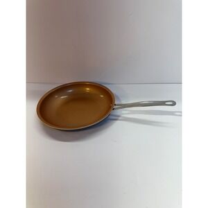 Gotham Steel 9.5 Inch Nonstick Frying Pan Copper Ceramic Titanium Skillet Black